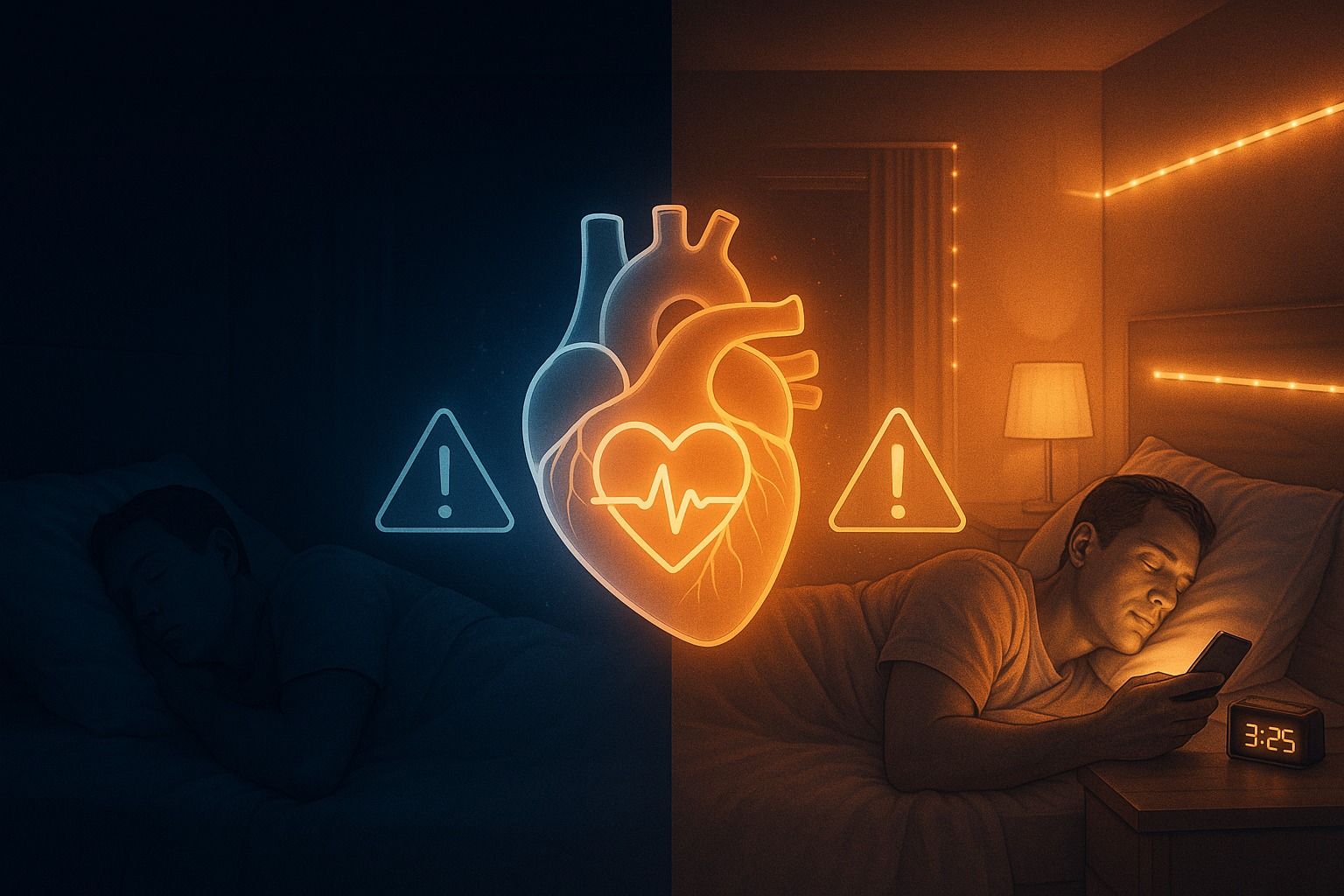 Leia mais sobre o artigo A Luz que Ameaça o Coração: Estudo Revela os Perigos de Dormir em Ambientes Iluminados